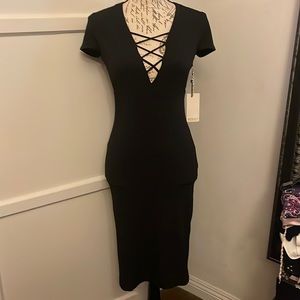 Natalie T black dress NWT